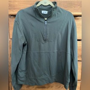 EUC - Pact Olive Pullover size large